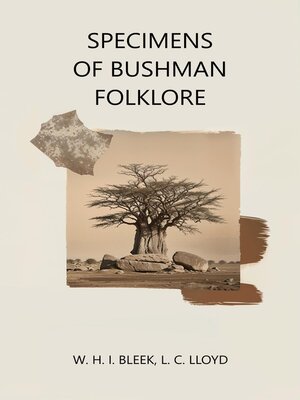 cover image of Specimens of Bushman Folklore